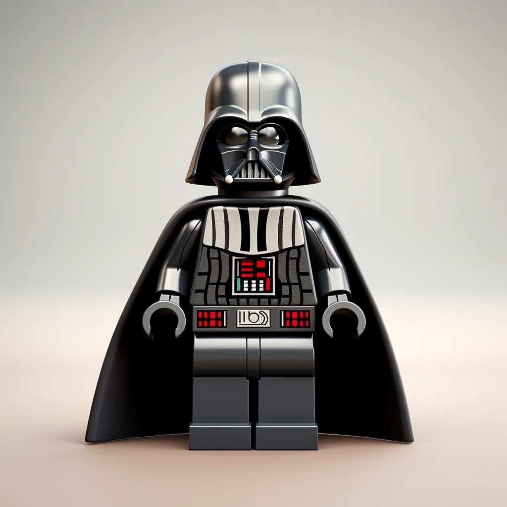 Darth Vader lego 3d character toy game star war