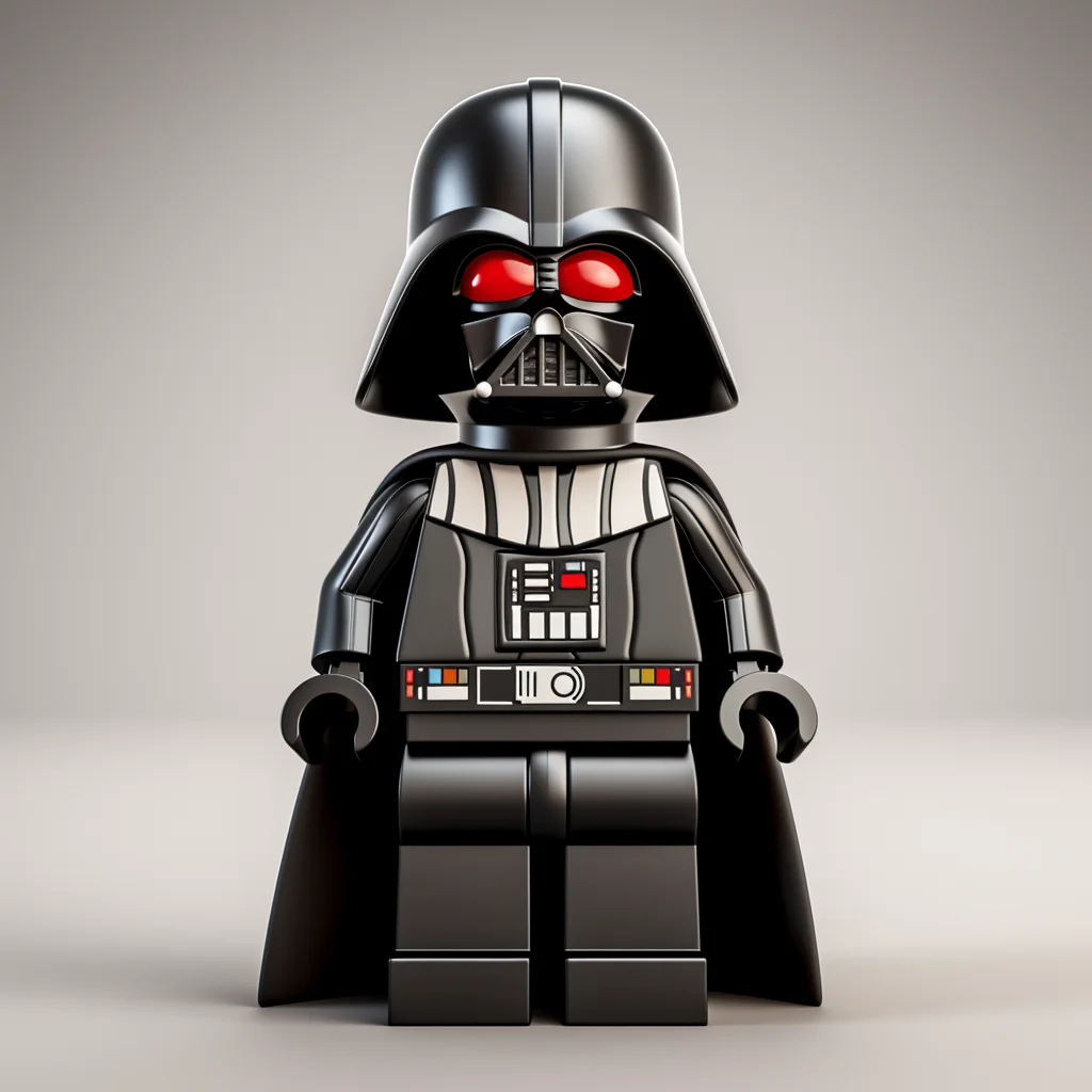 Darth Vader lego 3d character toy game star war3