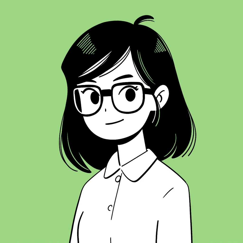 doctor woman glasses character portrait illustration lady beautiful girl