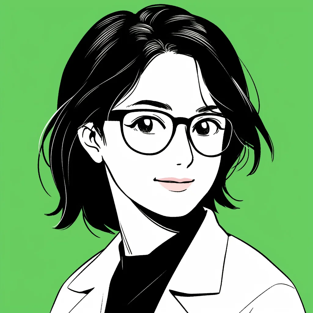 doctor woman glasses character portrait illustration lady beautiful