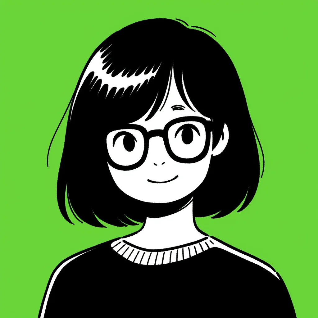 girl cute character portrait illustration
