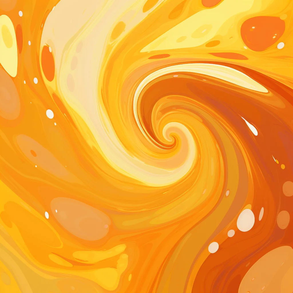 orange yellow swirl abstract wallpaper background painting vector eddy