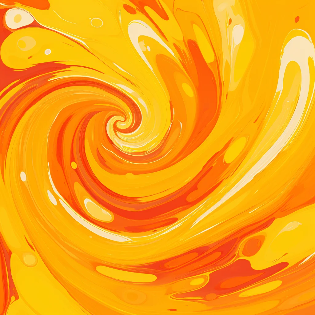 orange yellow swirl abstract wallpaper background painting vector vortex