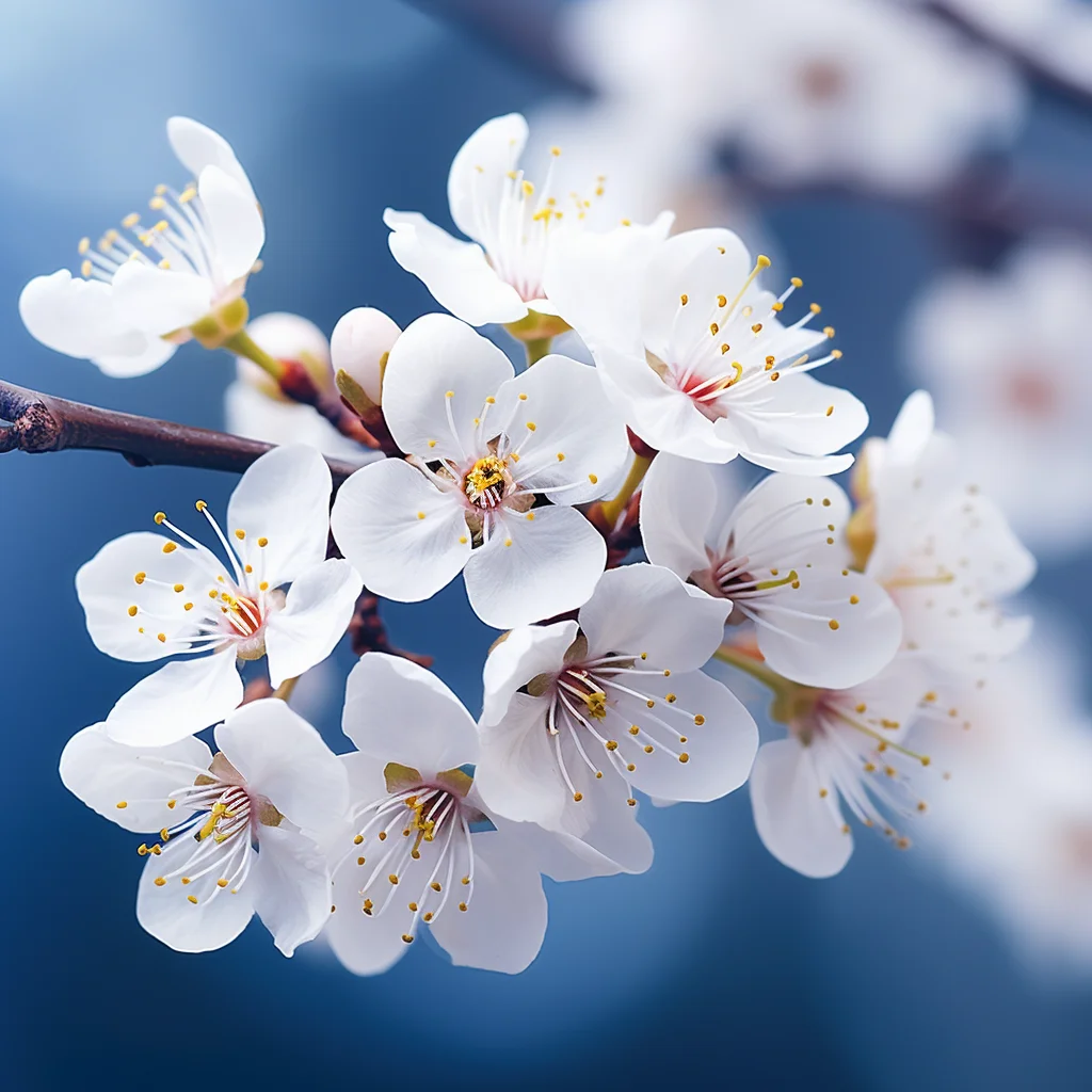 white plum blossom petal photography