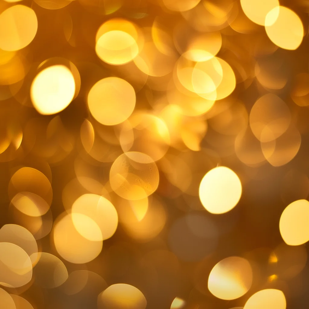 light yellow gold lens lighting effect bokeh