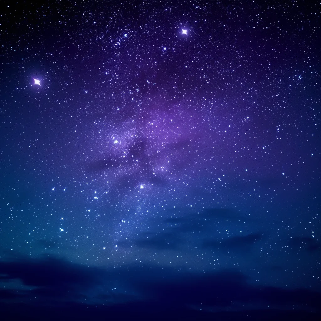 starry sky galaxy star night blue dark space photography