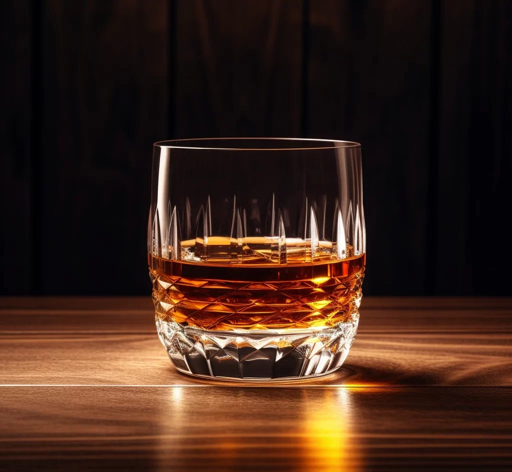 whiskey glass liquor table photography