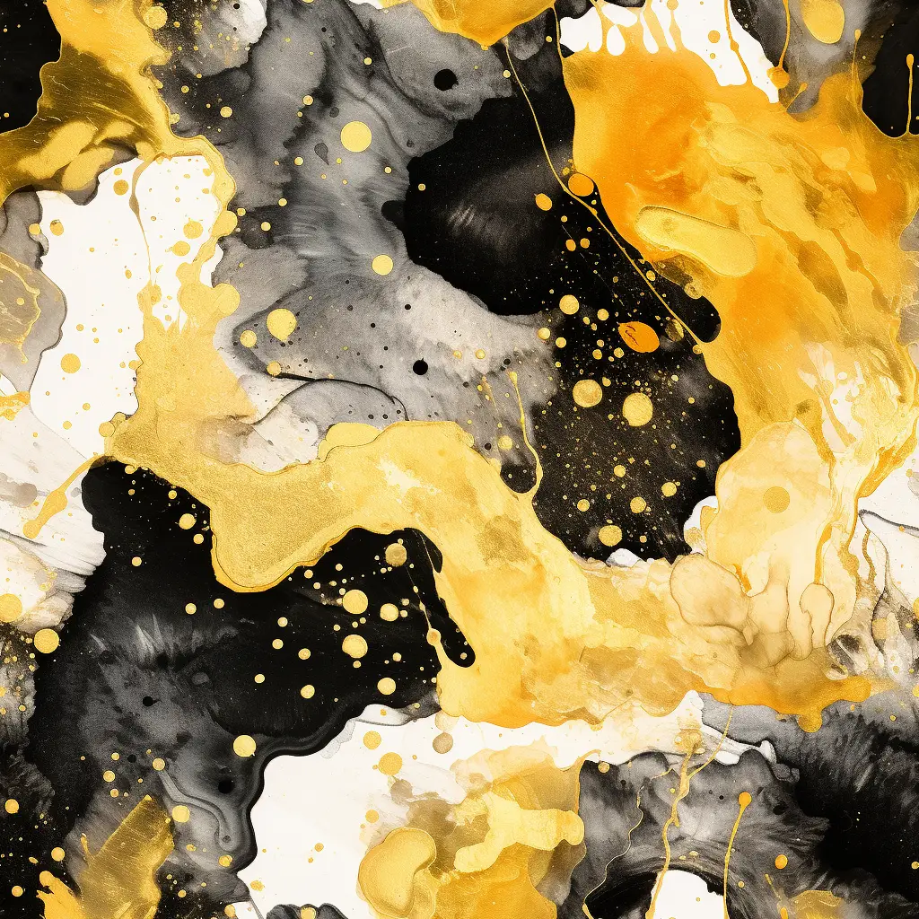 gold black color watercolor painting colorful background wallpaper pattern