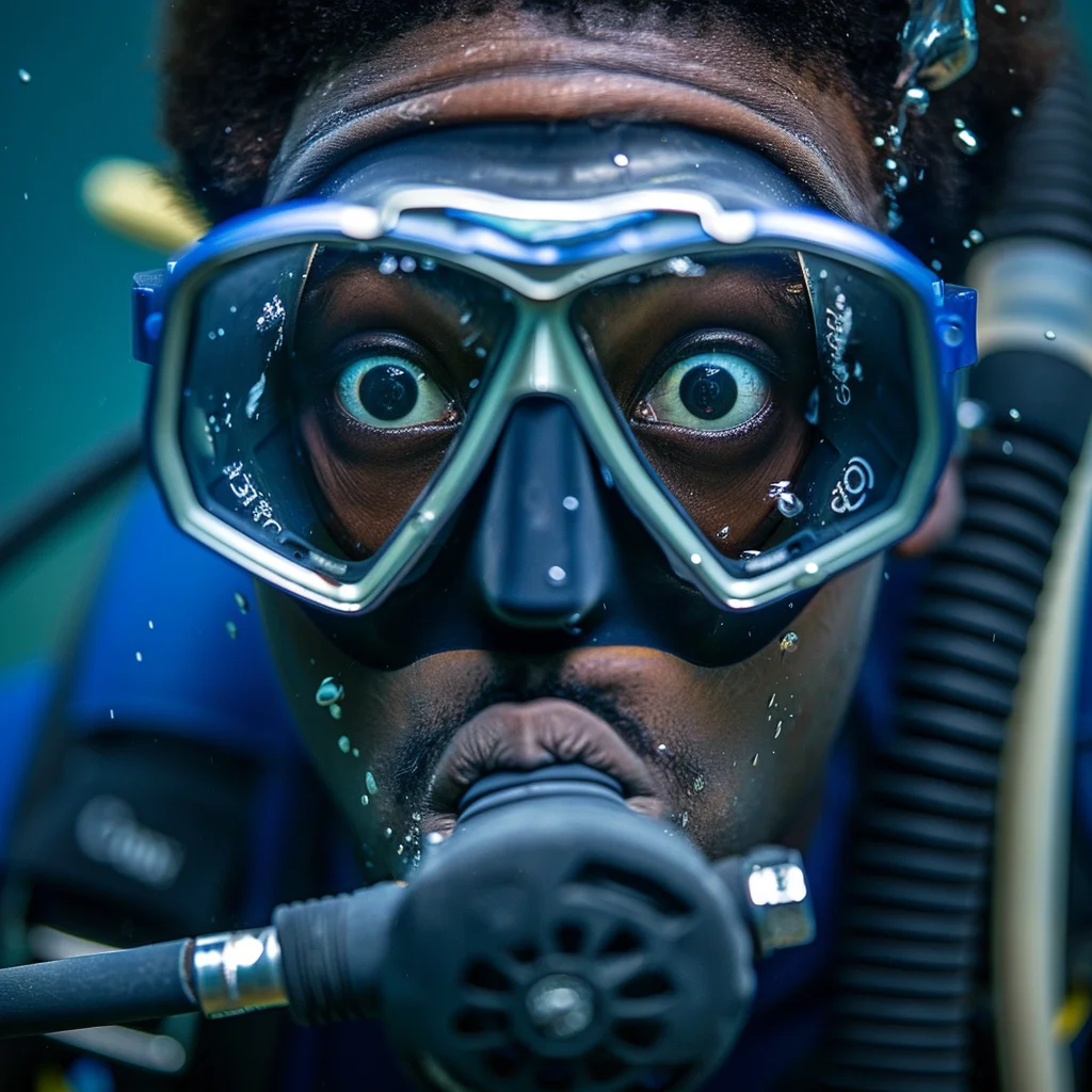 man black people African diving sea underwater swim photography
