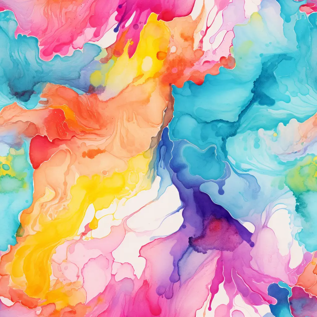 painting colorful pattern watercolor