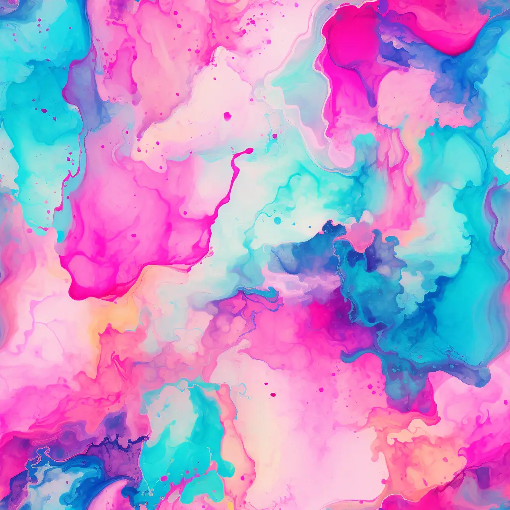 pink cyan color watercolor painting colorful pattern background wallpaper