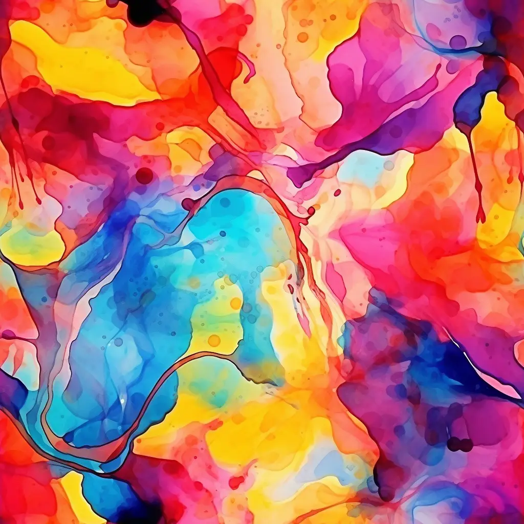 watercolor painting pattern colorful