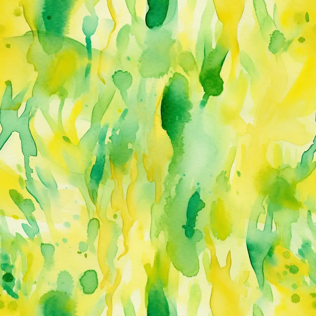 yellow green color colorful watercolor painting pattern