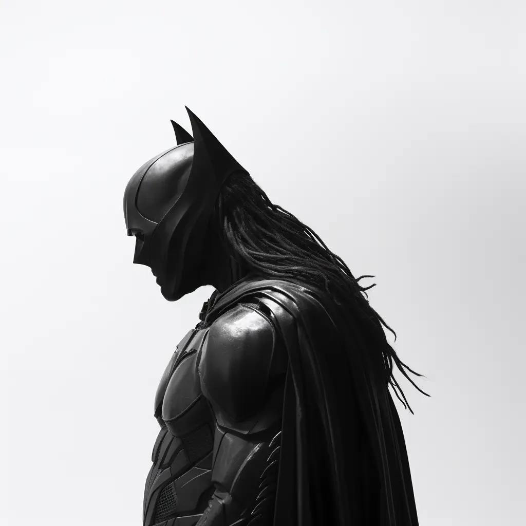 Batman black head face silhouette photography