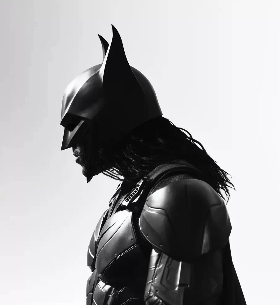 Batman black photography face head silhouette