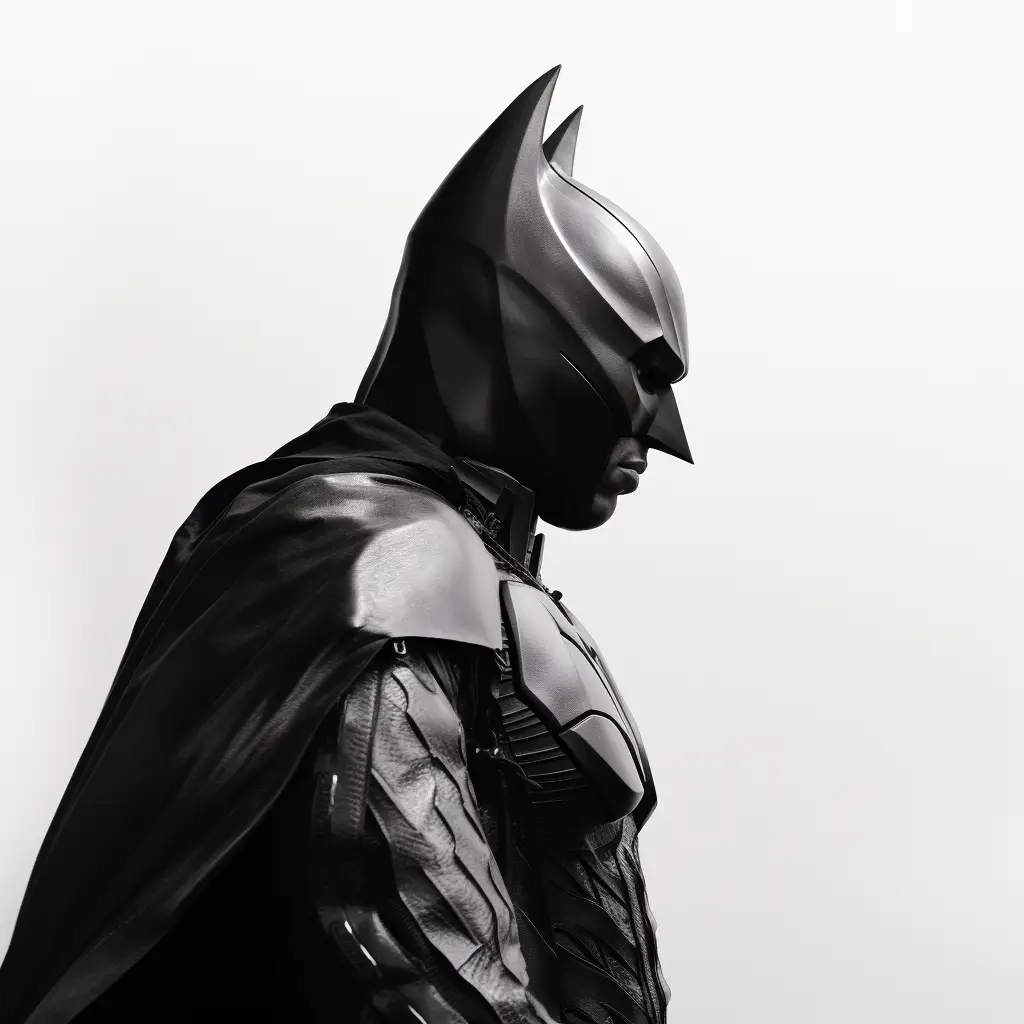 Batman black photography head face silhouette