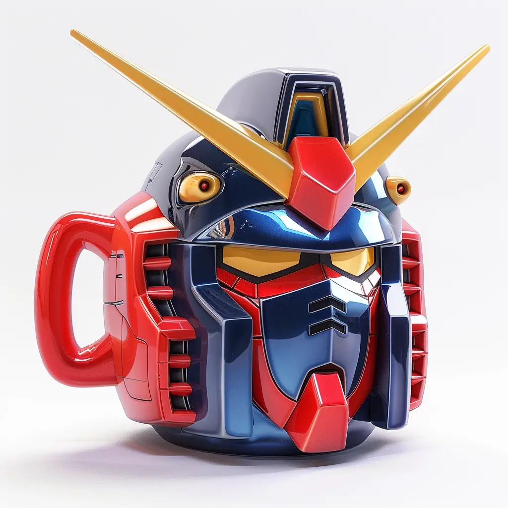 Gundam robot cup mug cartoon photography