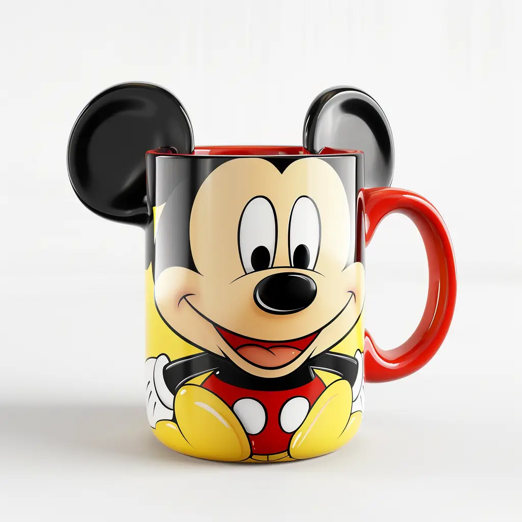 Mickey Mouse cartoon cup mug photography