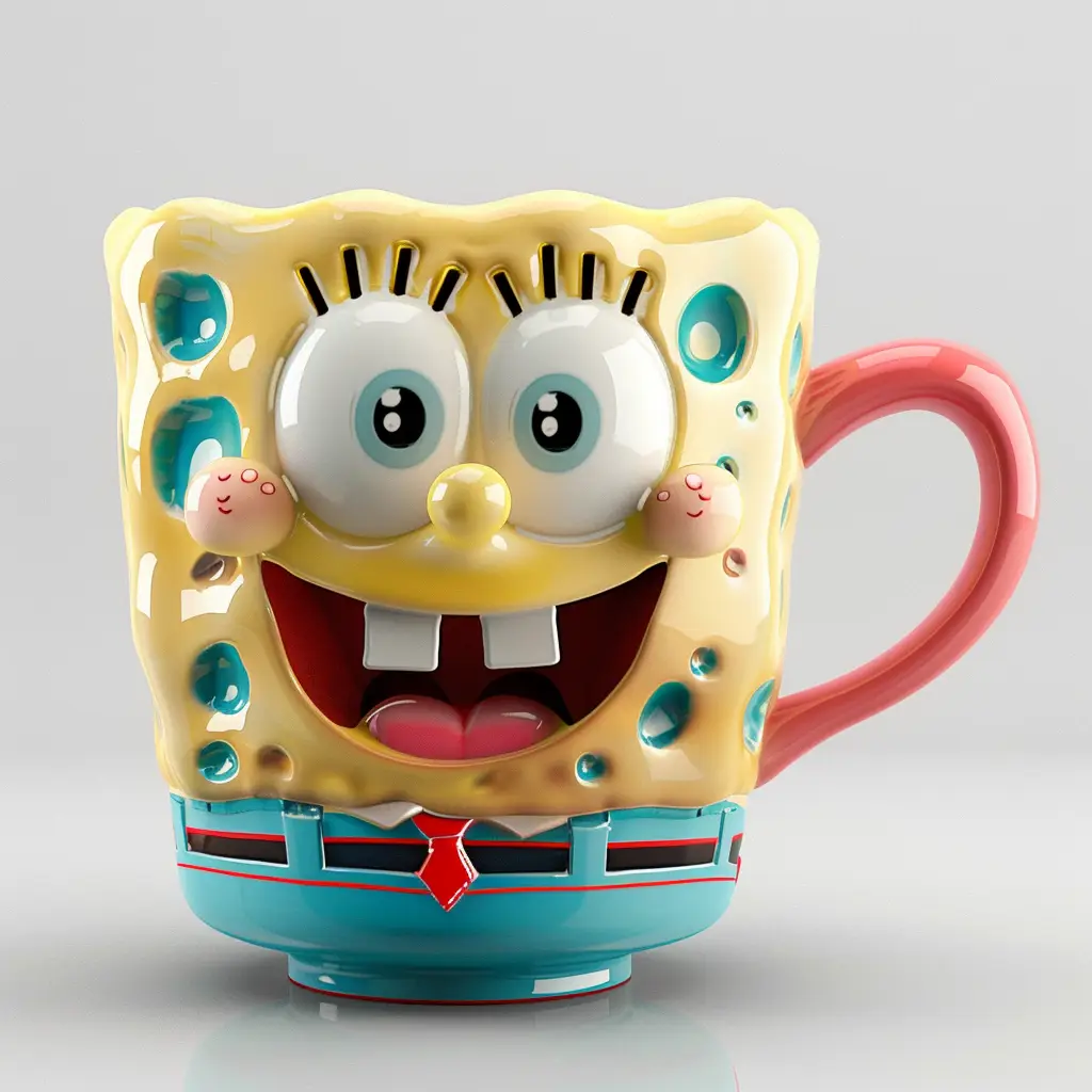 Spongebob cartoon cup mug photography