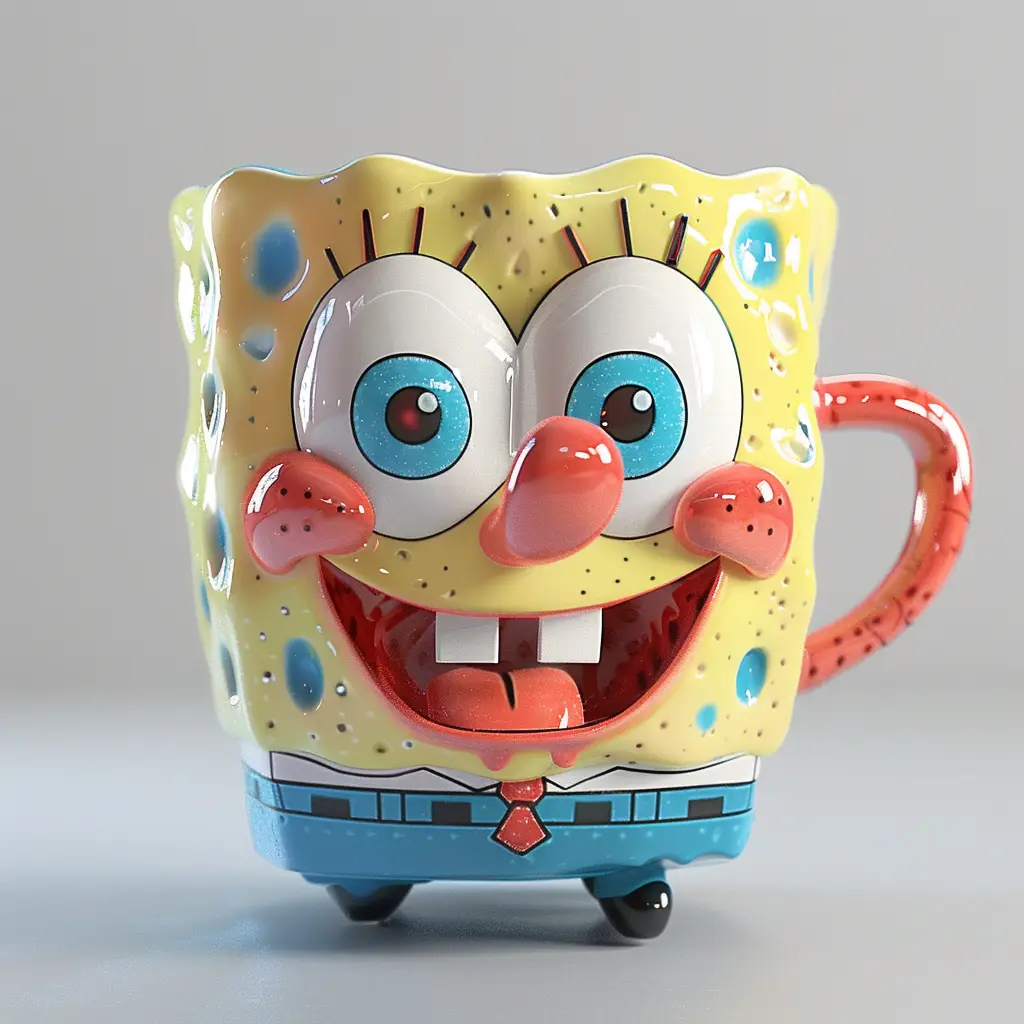 Spongebob cartoon mug cup photography