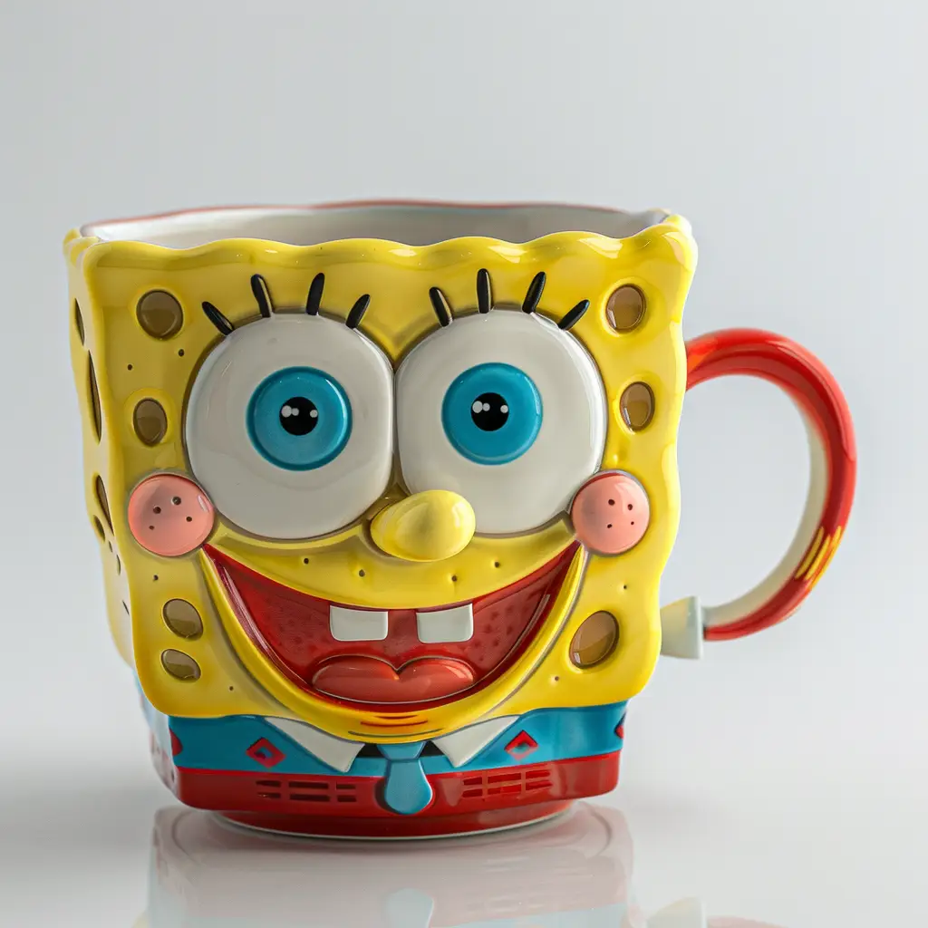 Spongebob mug cup cartoon photography