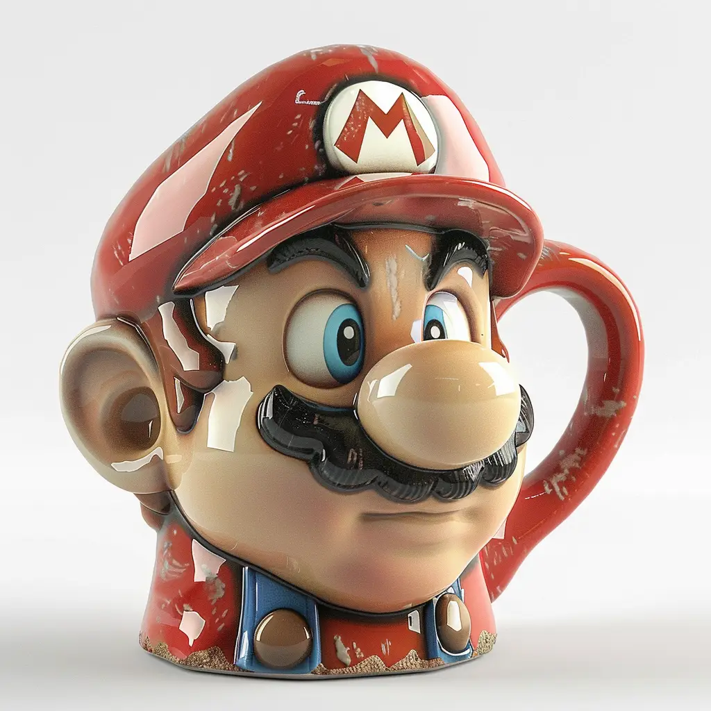 Super Mario cup mug cartoon photography