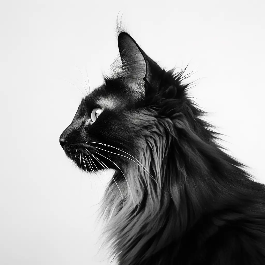 black cat photography face head silhouette