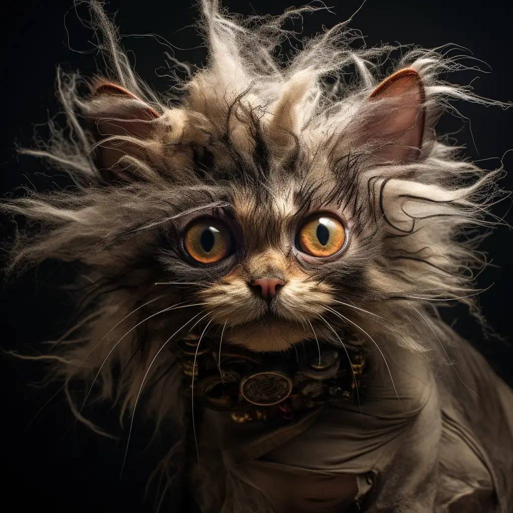 cat crazy fur photography portrait mania hair