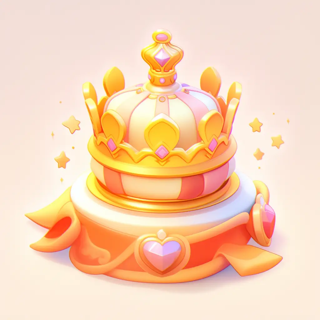crown icon 3D UI game