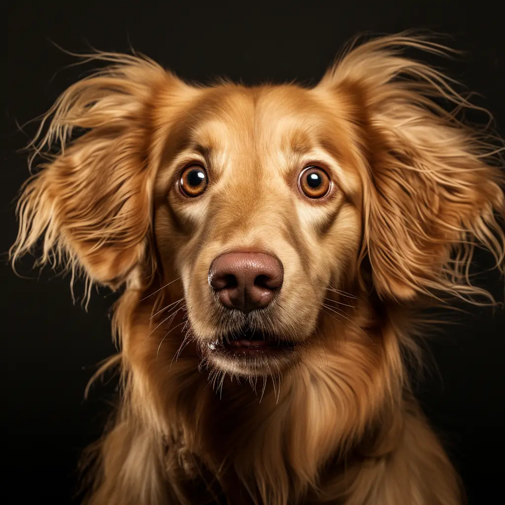dog Golden Retriever crazy fur photography portrait hair mania