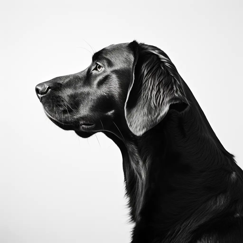 dog black face head silhouette photography