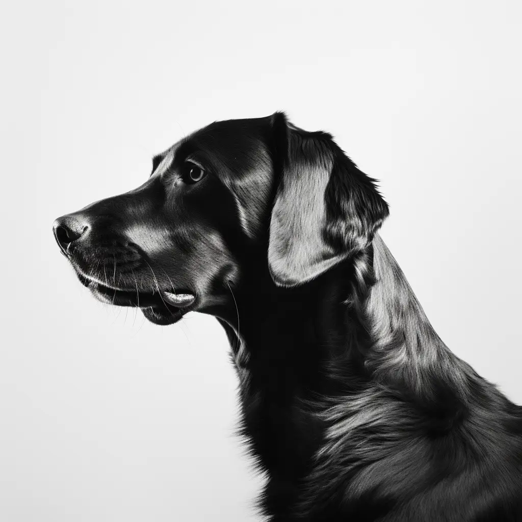 dog black head face silhouette photography