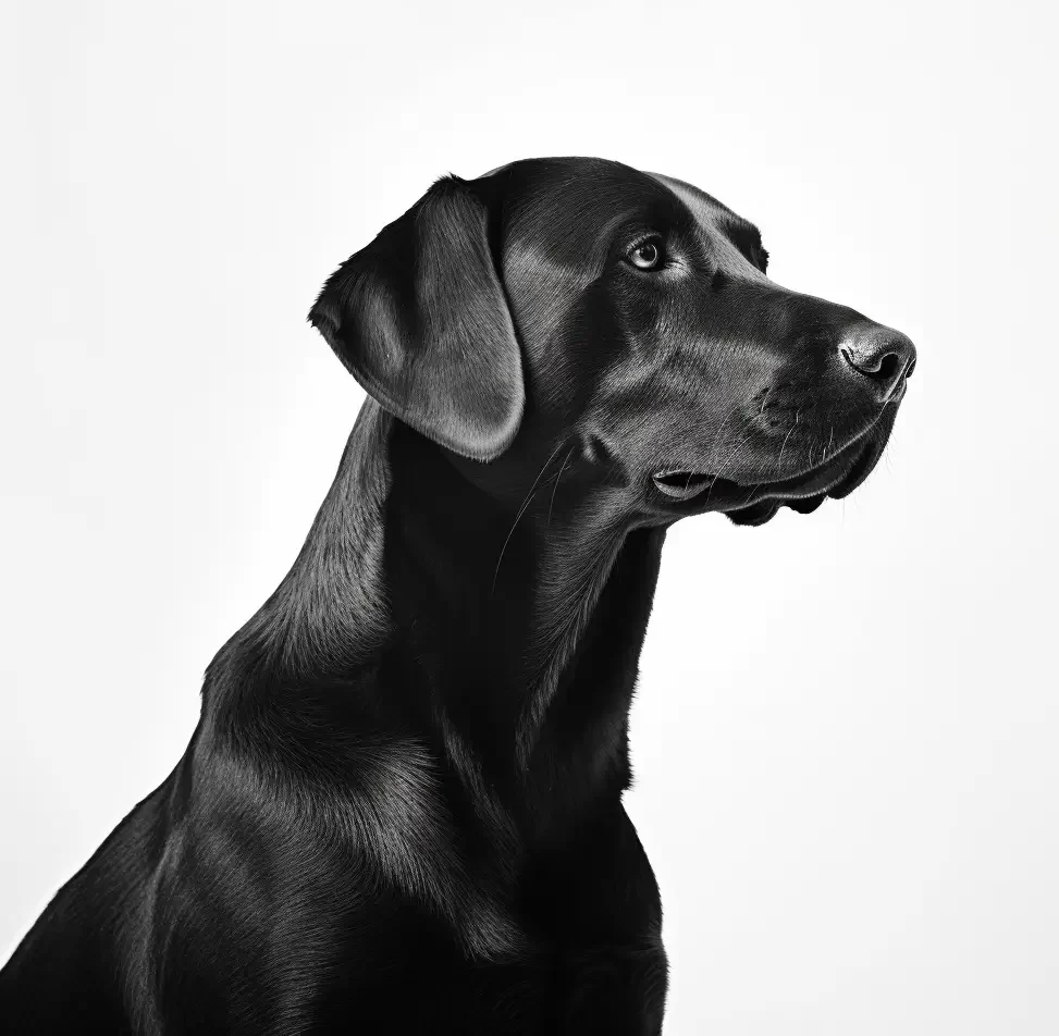 dog black photography head face silhouette