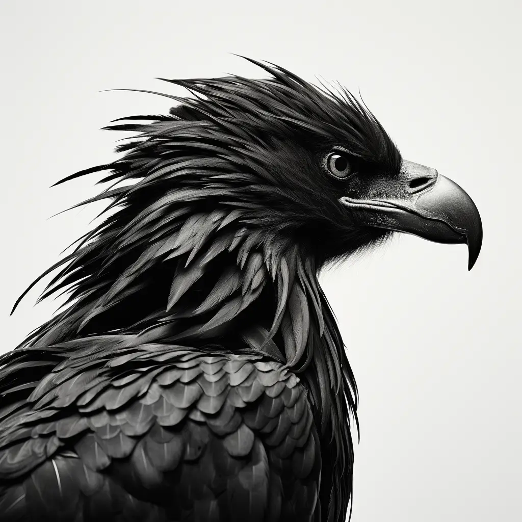 eagle black face head silhouette photography