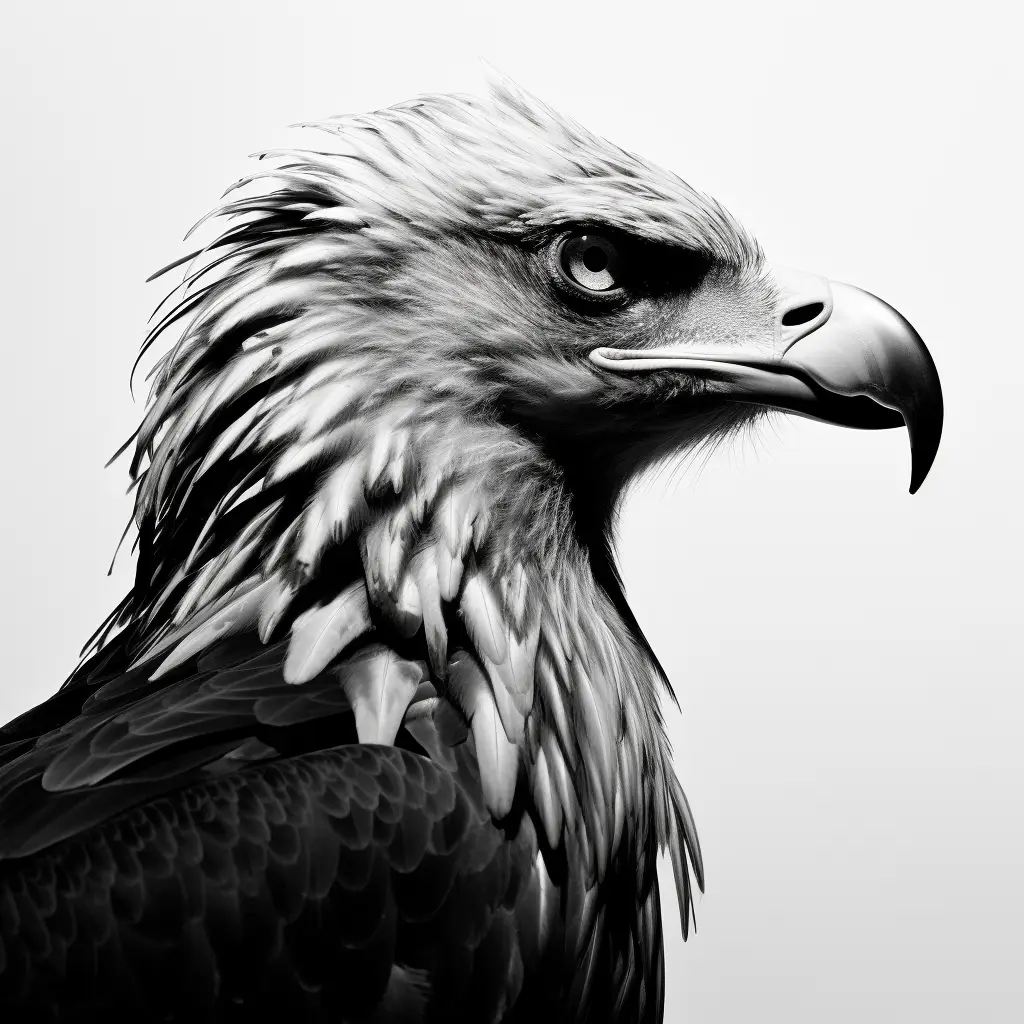 eagle black photography face head silhouette
