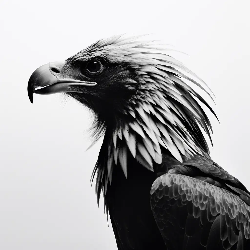 eagle black photography head face silhouette