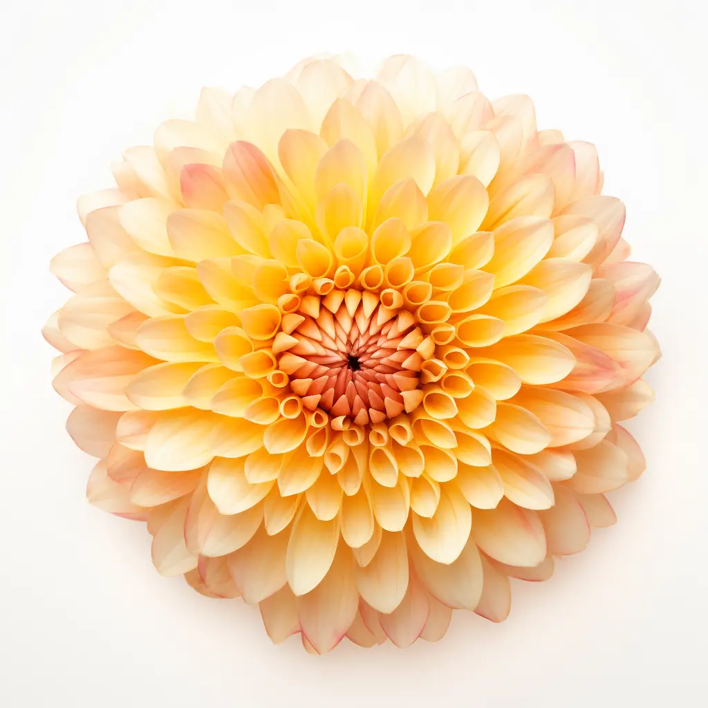 flower petal chrysanthemum yellow circle round illustration