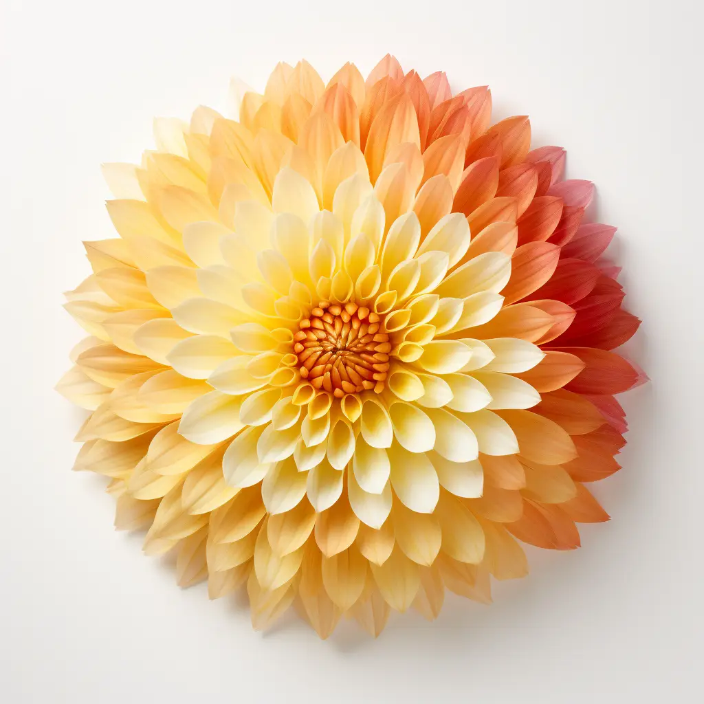 flower yellow chrysanthemum petal round circle illustration