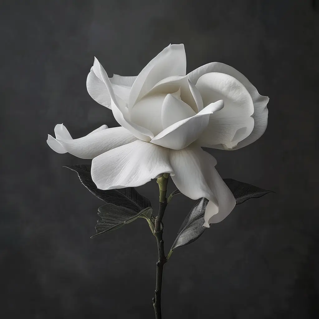 gardenia bloom flower red single photography