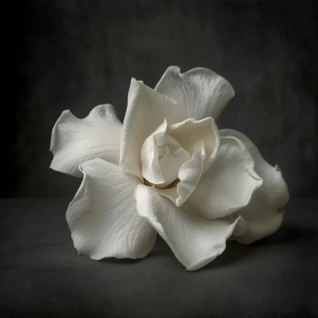 gardenia bloom flower single red photography