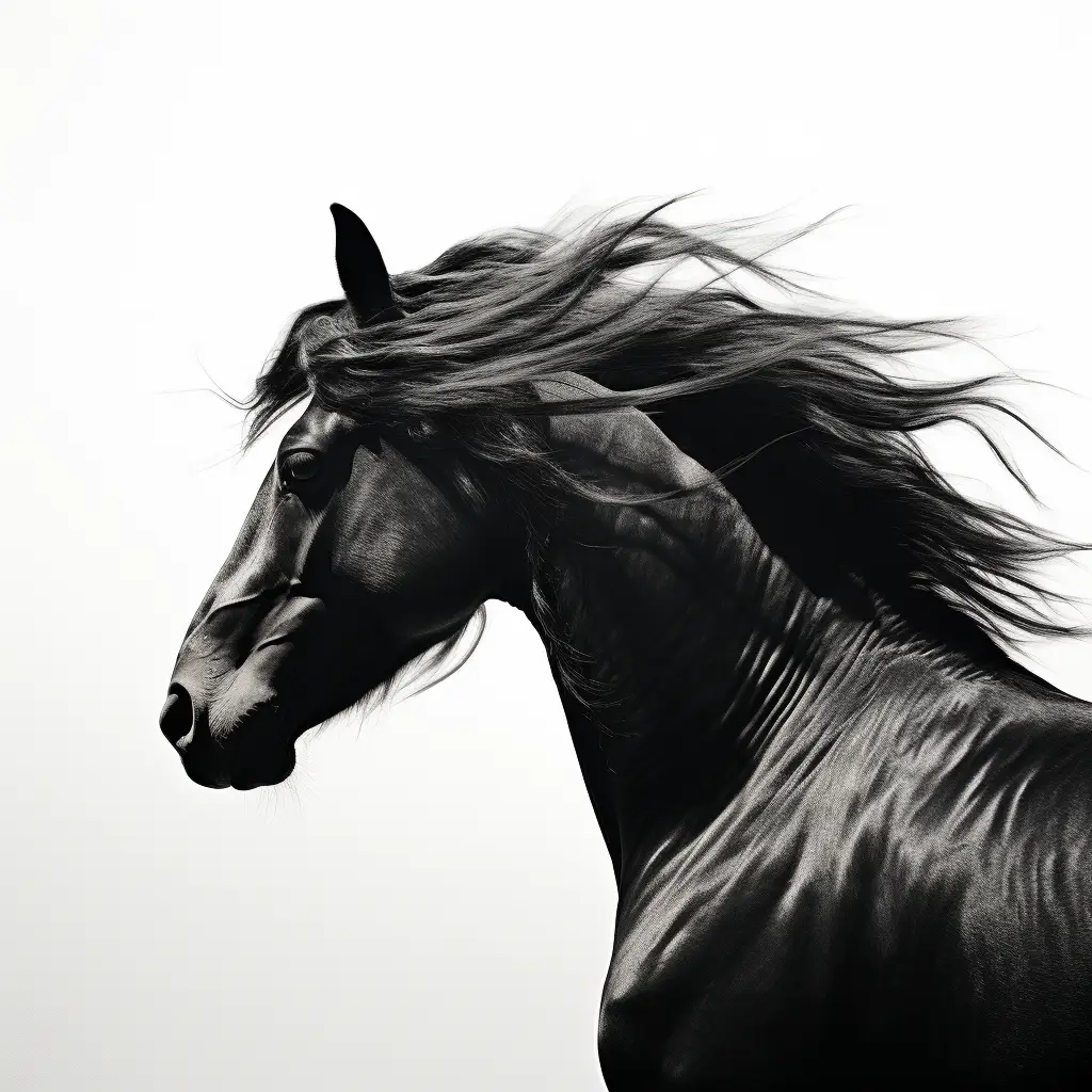 horse black face head silhouette photography