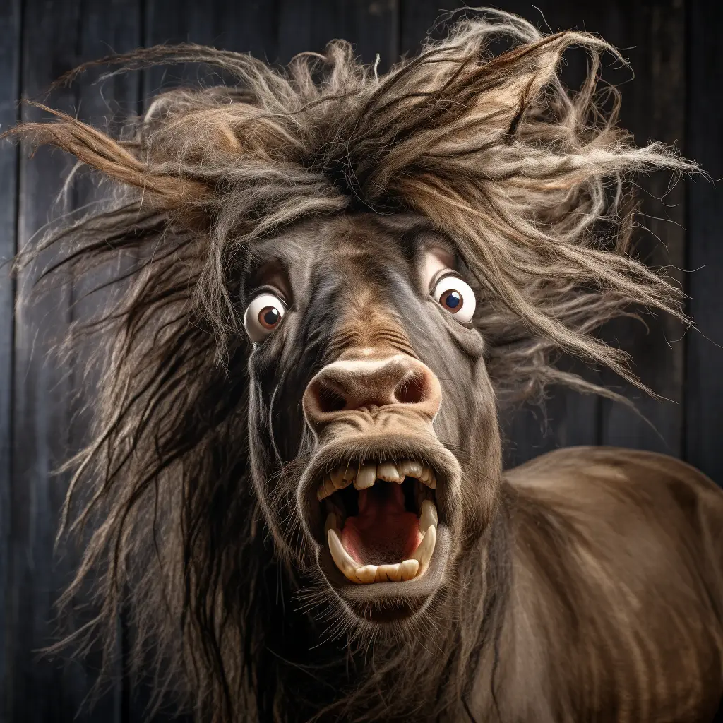 horse crazy fur photography portrait hair mania mane