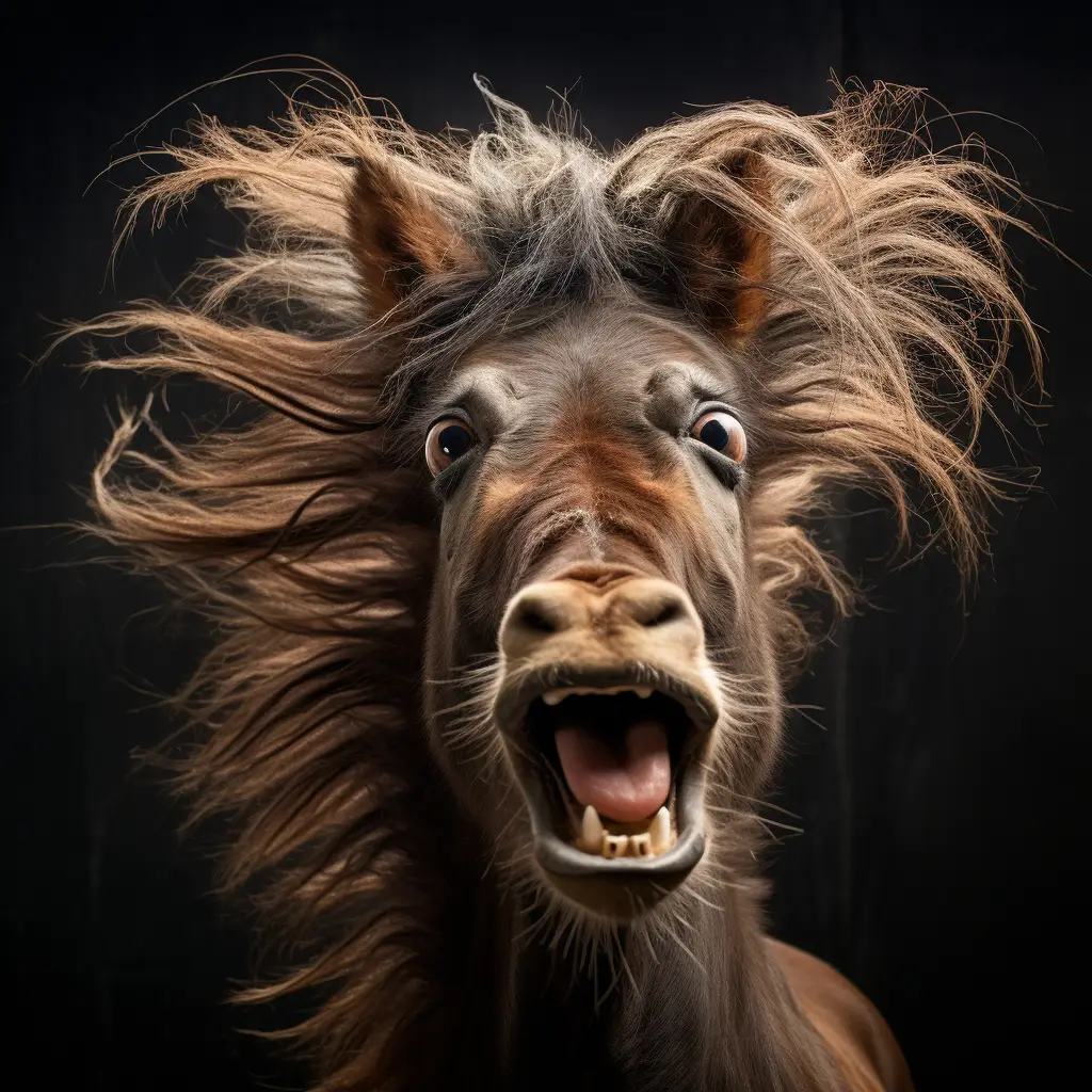horse crazy fur portrait hair mania mane photography