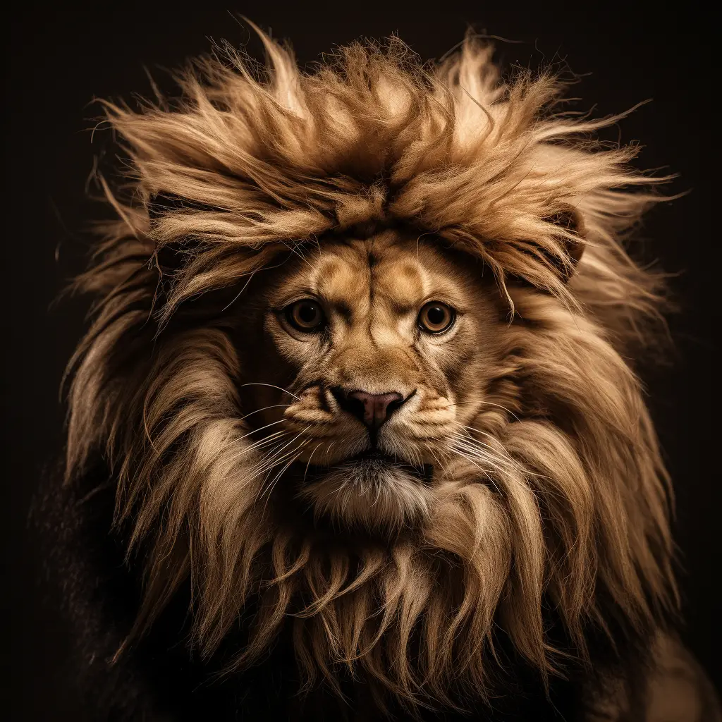 lion crazy fur photography portrait hair mania mane