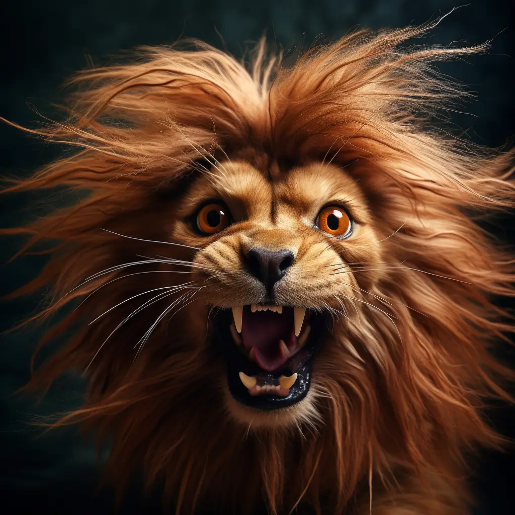lion crazy fur portrait hair mane mania photography