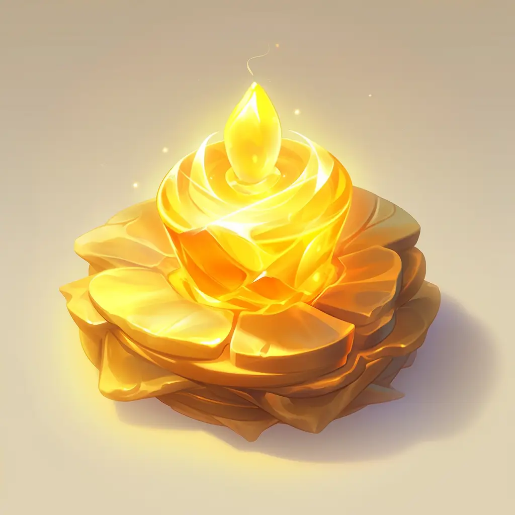 magic sorcerer stone icon 3D game golden gold UI
