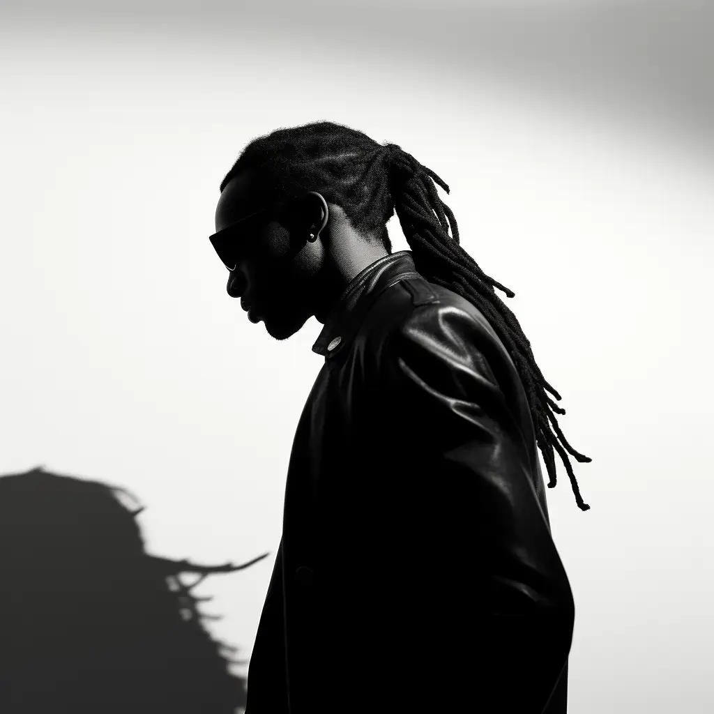 man face silhouette side photography