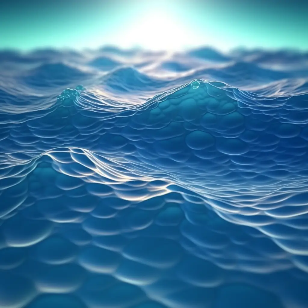 ocean sea wave blue scene 3D model