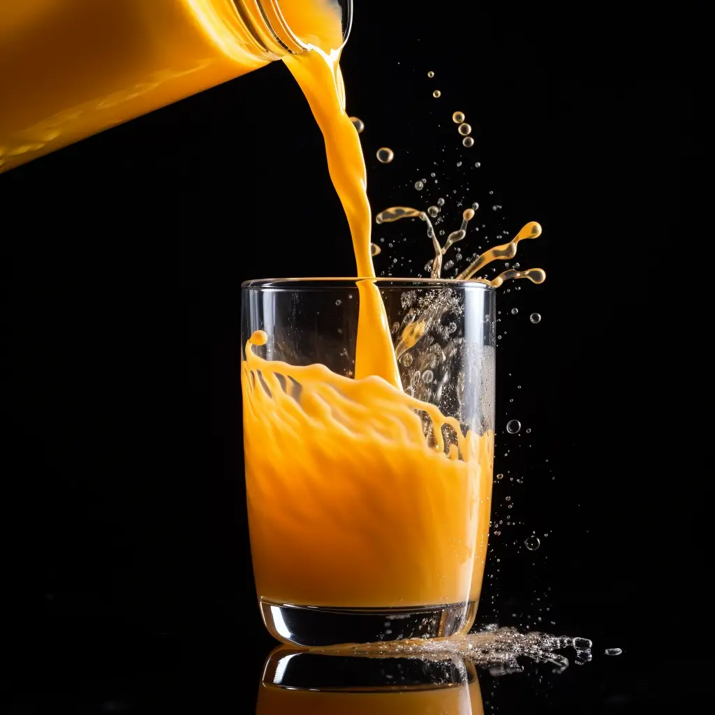 orange juice cup liquid pour pouring glass black photography