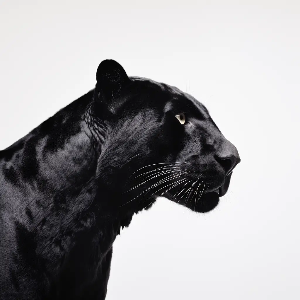 panther black photography face head silhouette